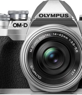 OM SYSTEM OLYMPUS E-M10 Mark IV Silver Micro Four Thirds System Camera M.Zuiko Digital ED 14-42mm F3.5-5.6 EZ kit 20MP Sensor 5-Axis Image Stabilization 4K Video Wi-Fi